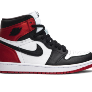 Air Jordan 1 Retro High Satin Black Toe