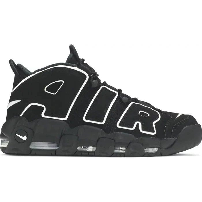 Nike Air more uptempo black and white