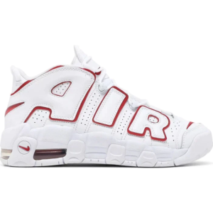 Nike Air more uptempo white and red