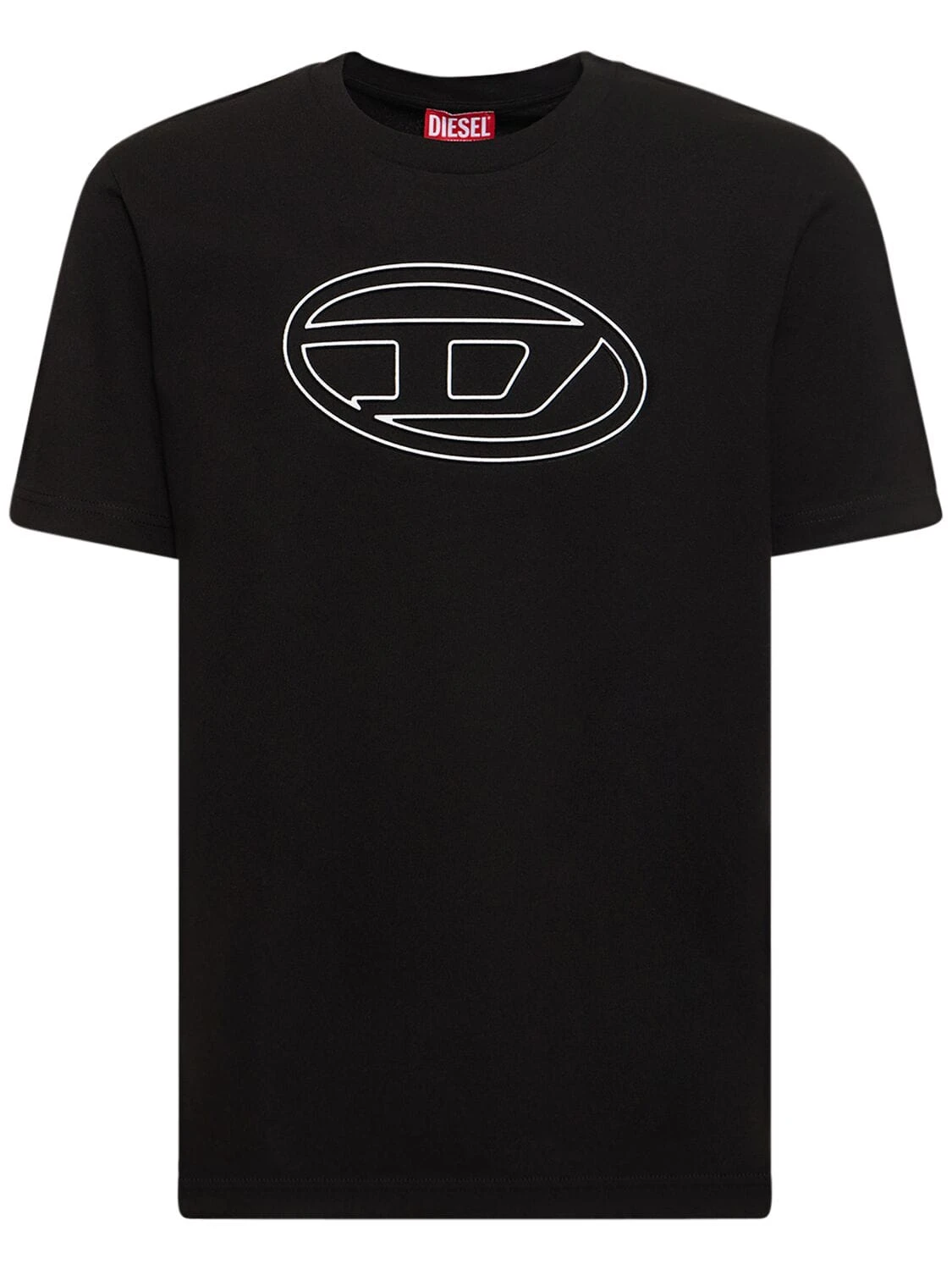 Diesel Oval D logo-print cotton T-shirt