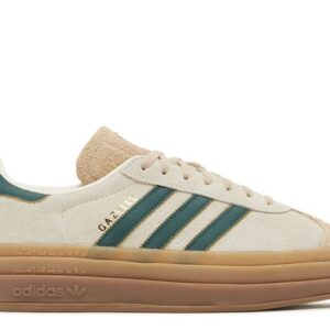 Wmns Gazelle Bold 'Cream Collegiate Green'