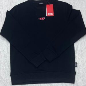 Diesel logo-patch detail sweatshirt