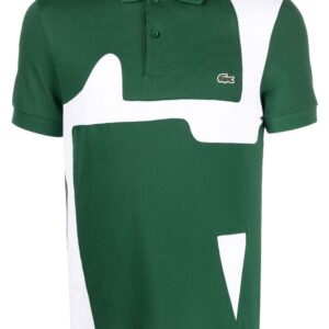 LACOSTE LOGO-PATCH SHORT-SLEEVED POLO SHIRT