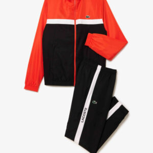 Lacoste Tennis Regular Fit Tracksuit “Black & Red