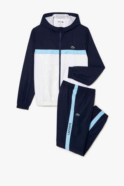 Lacoste Tennis Regular Fit Tracksuit “Blue & white”