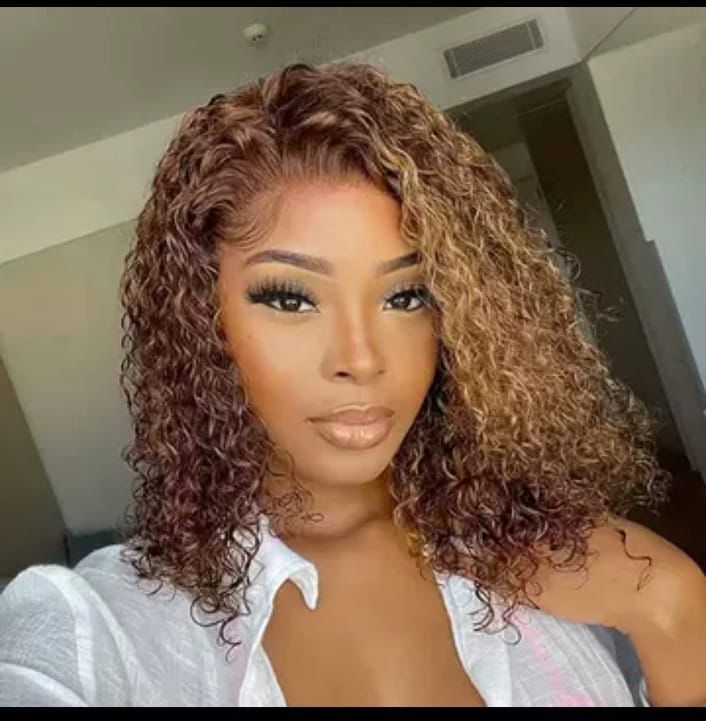 13×4 FULL FRONTAL LACE WIG  GLUELESS   PIANO