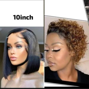 GLUELESS COMBO 10 INCH X 2 WIGS