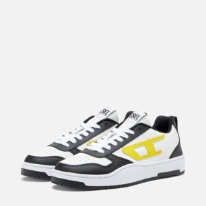 Diesel Premium Streetwear Sneakers – Bold Urban Style & Comfort White Black and yellow