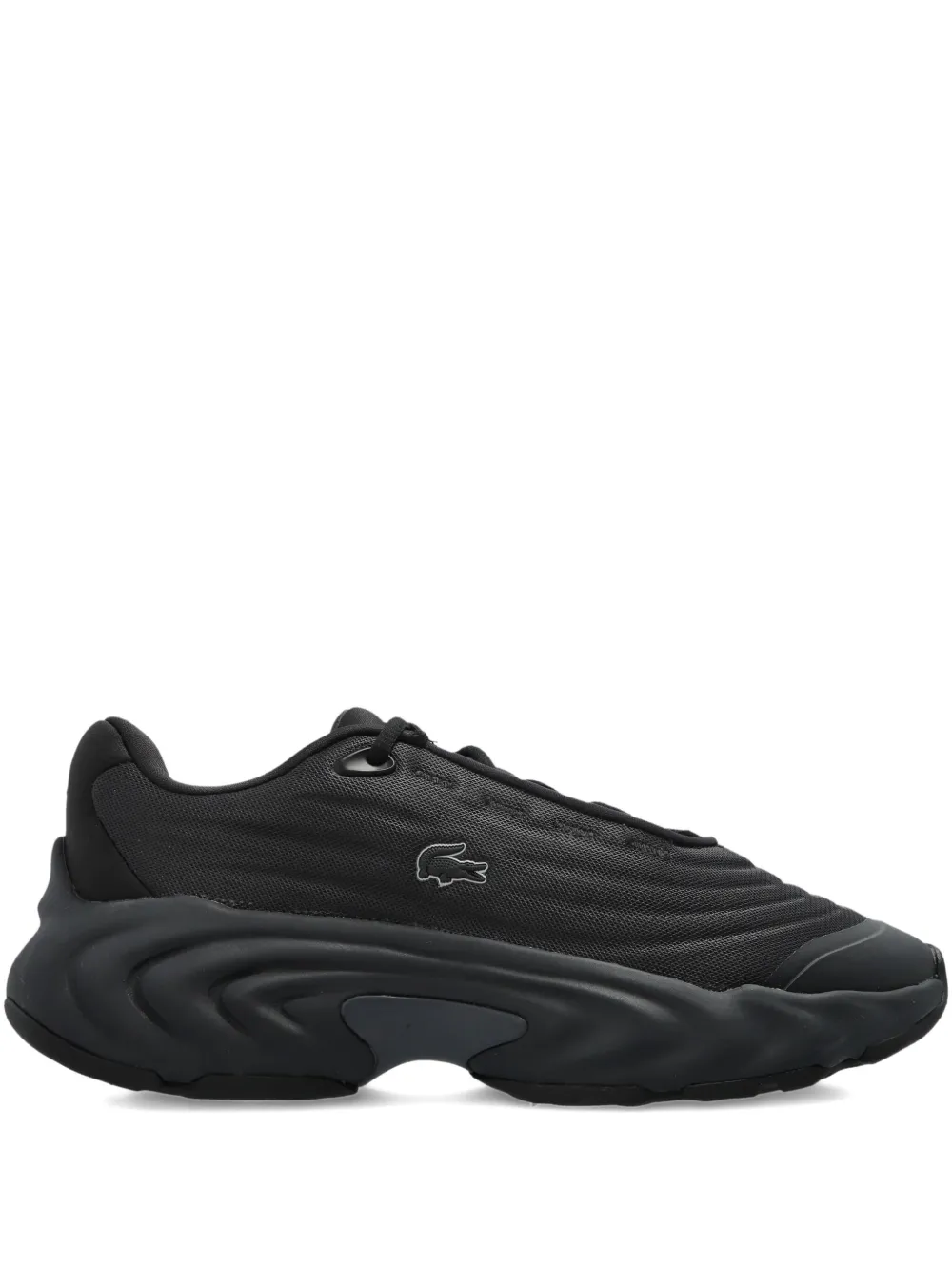 Lacoste Spinor textured chunky sneakers black