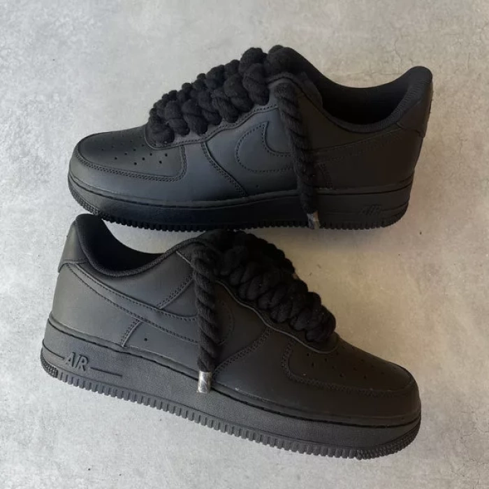 Nike Air Force 1 Custom Rope Lace(black)