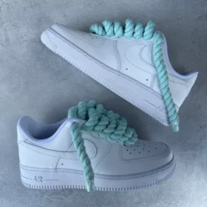 Nike Air Force 1 Custom Rope Lace( blue lace)