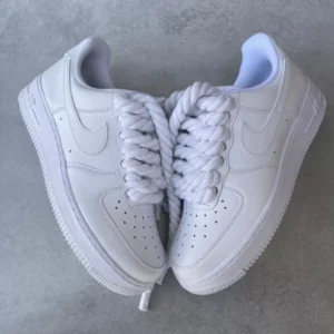 Nike Air Force 1 Custom Rope Lace(White Laces)
