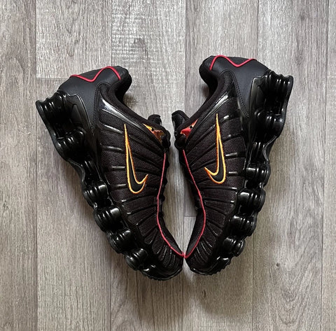 Nike Shox TL Black Orange sneakers